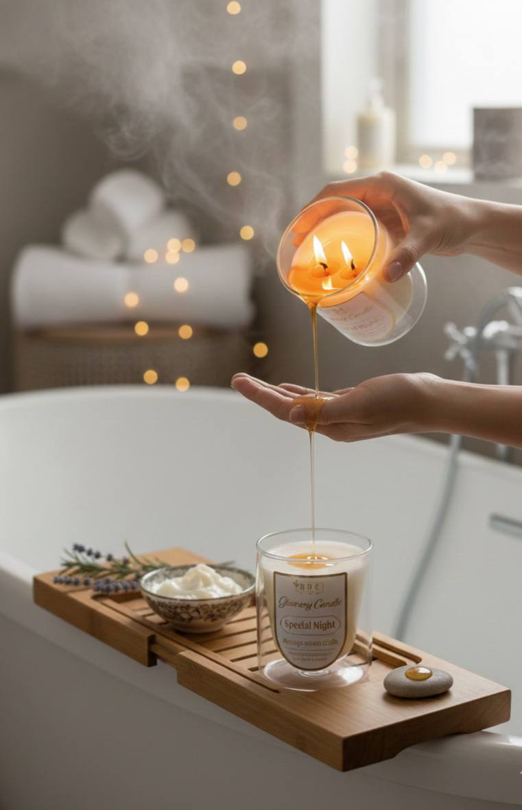 Special Night Massage Serum Candl