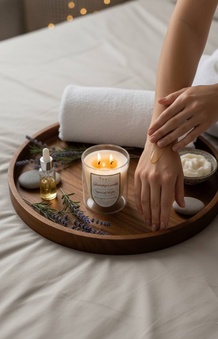 Special Night Massage Serum Candl