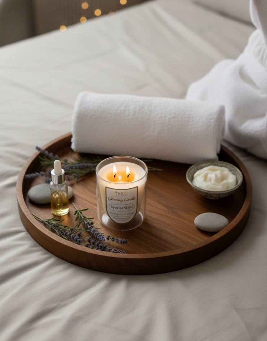 Special Night Massage Serum Candl