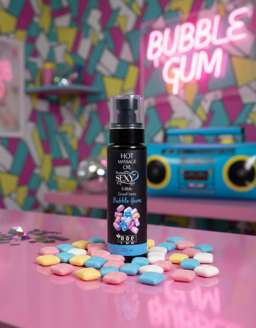 زيت مساج ساخن وقابل للأكل بنكهة كاندى كراميل(للمتزوجين فقط)