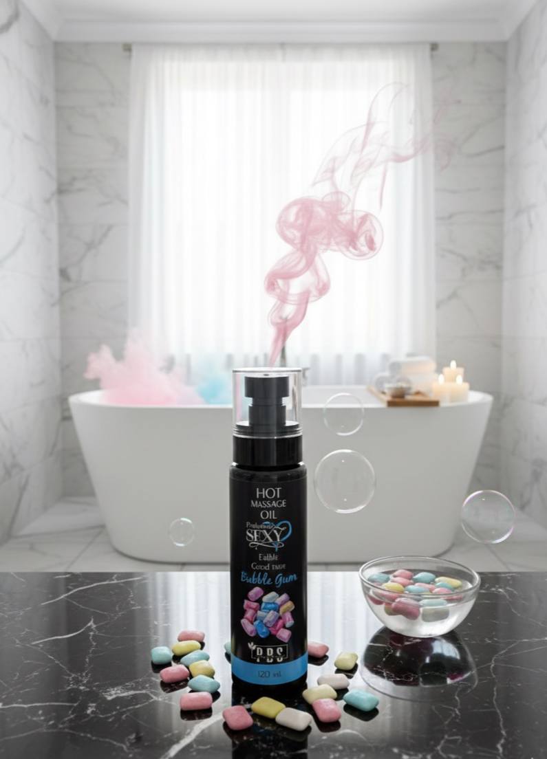 زيت مساج ساخن وقابل للأكل بنكهة كاندى كراميل(للمتزوجين فقط)