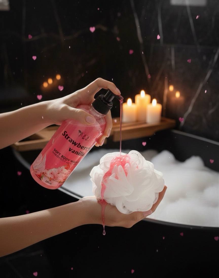 Strawberry Vanilla Soft Body Wash