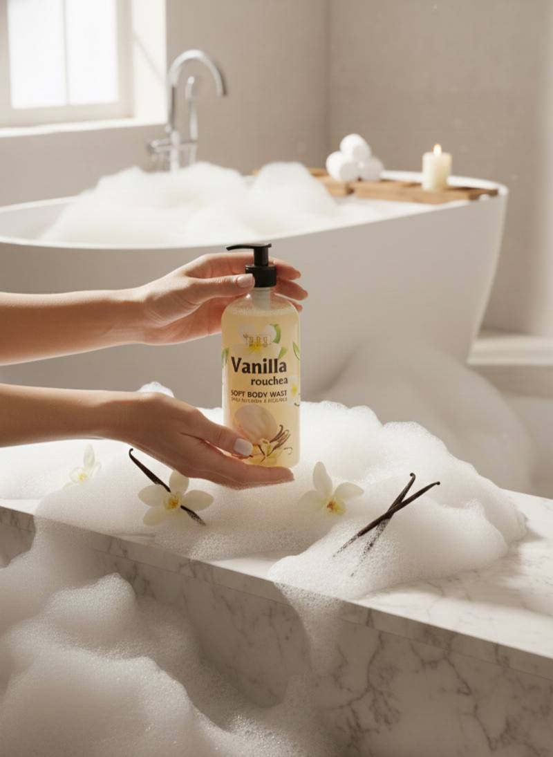 Vanilla Rouchea Soft Body Wash