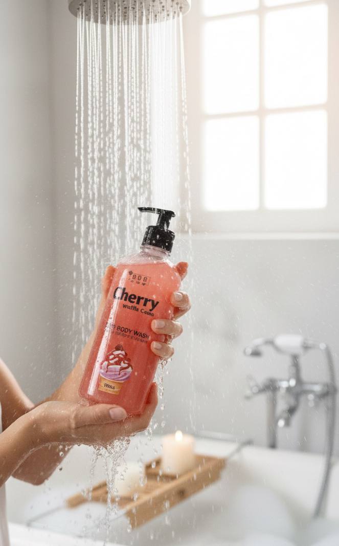 Cherry Waffle Cone Soft Body Wash