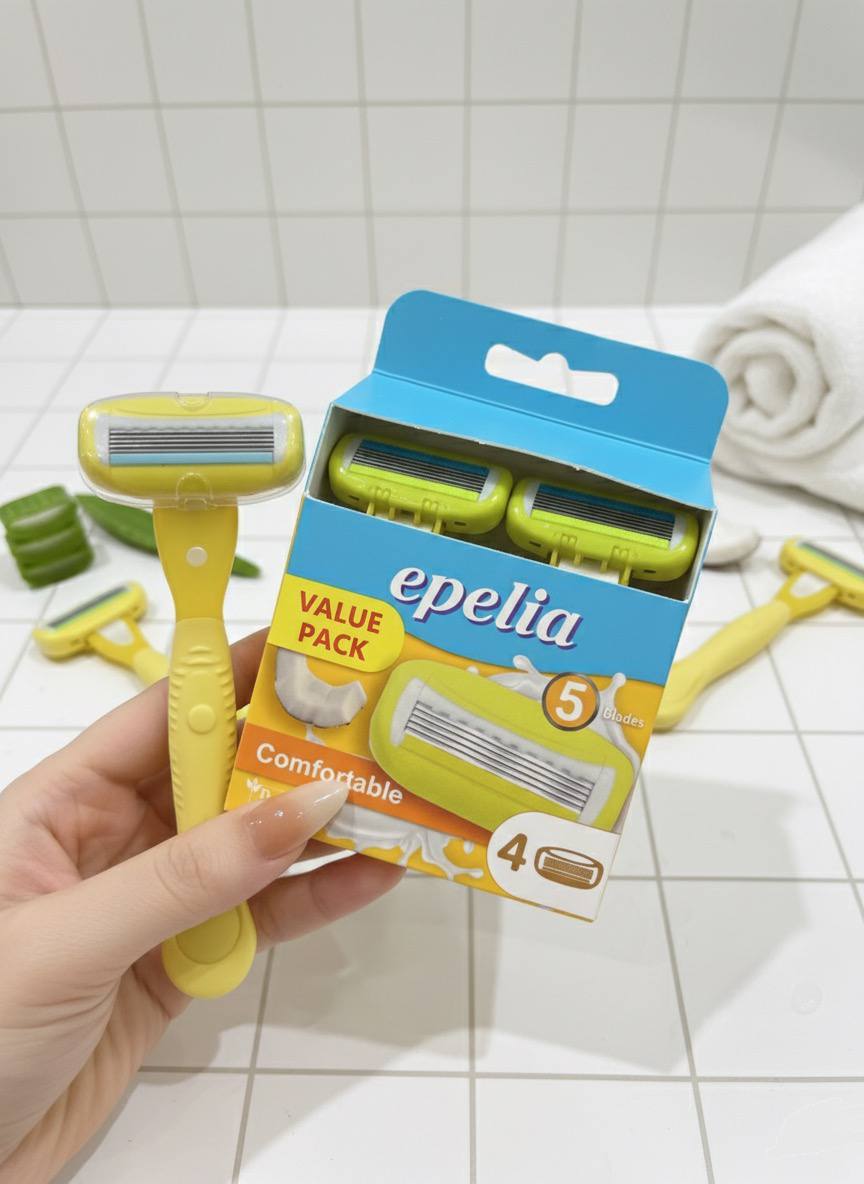 غيارات شفرة Epelia Comfortglide Spa Breeze – 5 شفرات