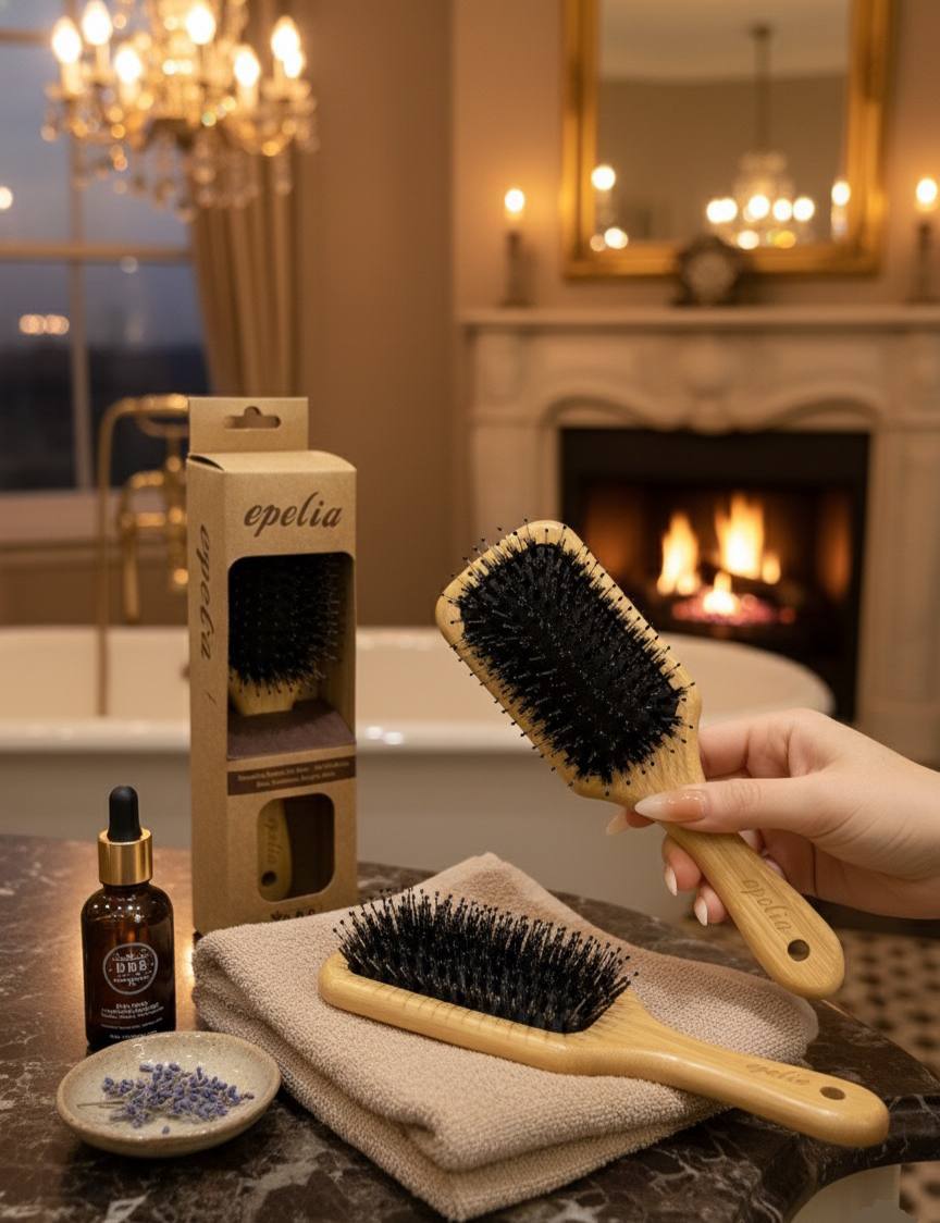 Epelia Smoothing Bamboo Hair Brush