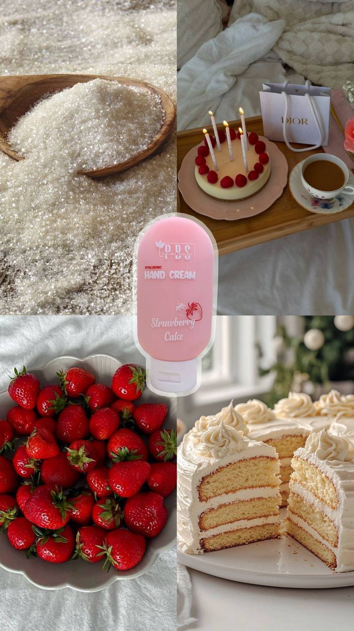 كريم اليدين PBS – Strawberry Cake