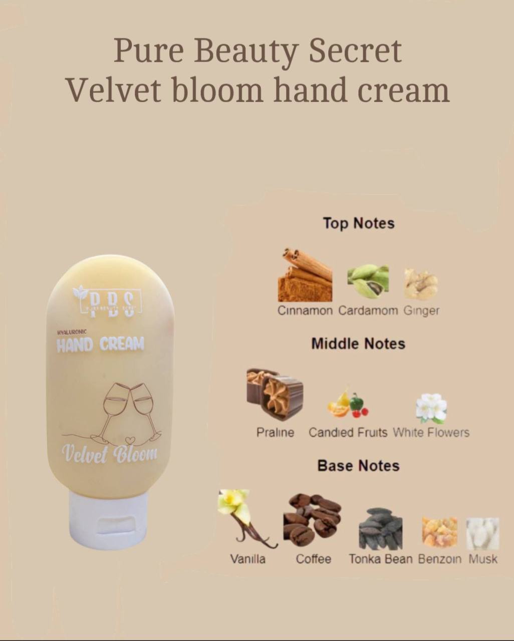 PBS Hyaluronic Hand Cream – Velvet Bloom