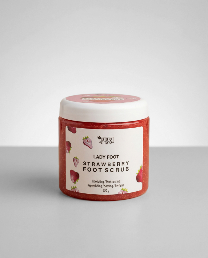 Lady Foot Strawberry Scrub