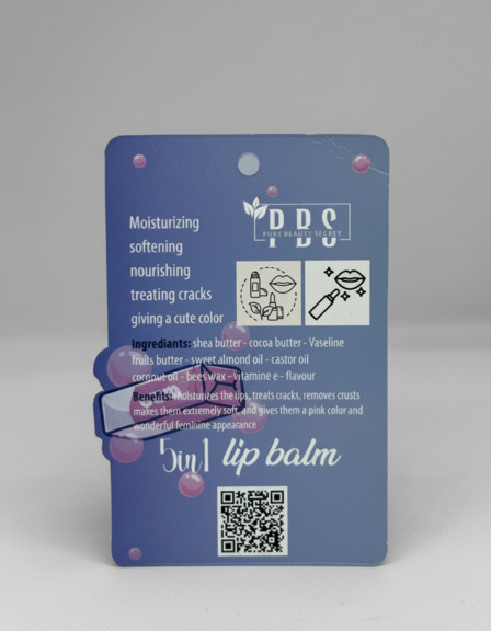 Bubble Gum 5in1 Lip Balm